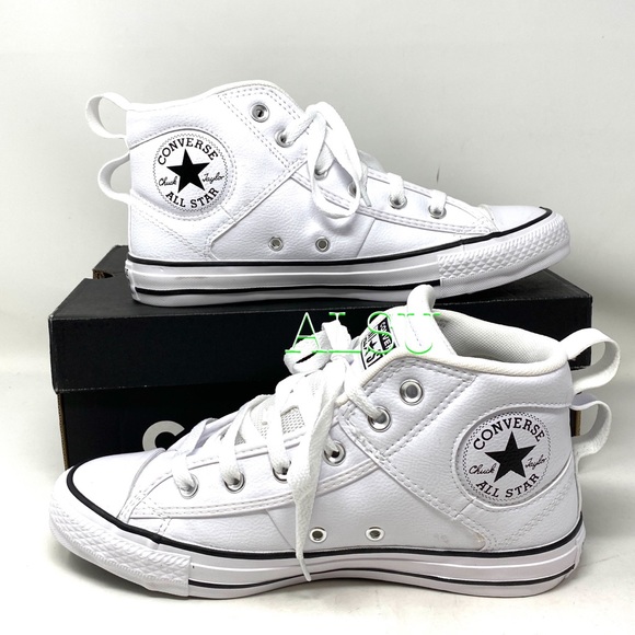 Converse AdVulc Ctas CS Mid White Women’s Sneakers - Picture 2 of 9